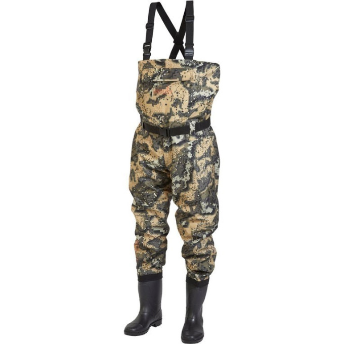 Полукомбинезон забродный NORFIN RAPID CAMO р.43 81246-43